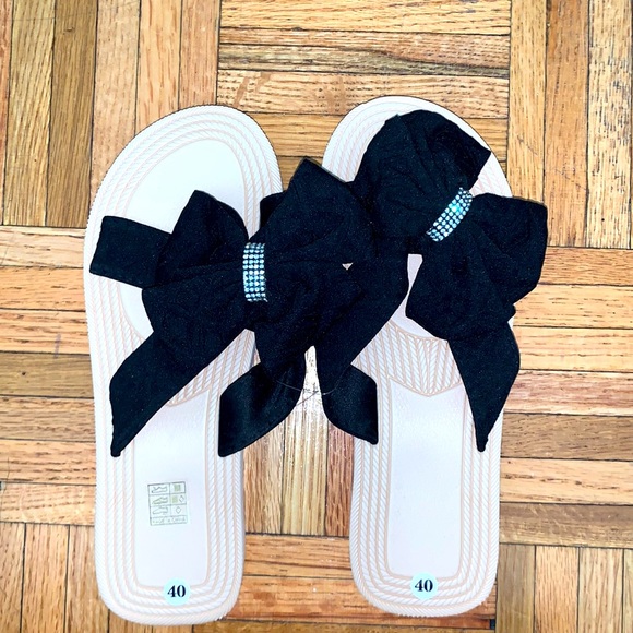 Shein bow tie sandals - Picture 1 of 4